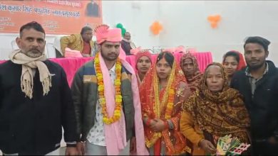 Photo of सामूहिक विवाह:  18 में से 16 जोड़ों ने सामूहिक विवाह में निभाई रस्मे, देसी नाच ने खूब किया मनोरंजन