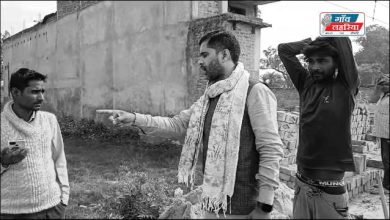 Photo of घटिया नाली निर्माण पर भड़के आचार्य विष्णुदत्त, काम रुकवाया