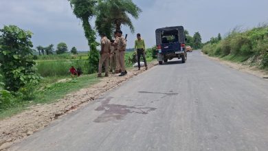 Photo of मुठभेड़ : घटना स्थल का निरिक्षण करने पहुंची पुलिस