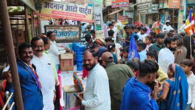 Photo of पट्टी नगर में अम्बेडकर जयंती की शोभायात्रा का नगर पंचायत अध्यक्ष ने किया भव्य स्वागत