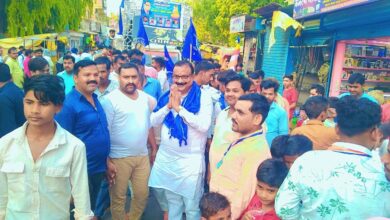 Photo of पट्टी नगर में बाबा साहब अंबेडकर जयंती पर शोभा यात्रा का भव्य स्वागत