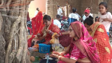 Photo of देवी सावित्री के रूप में पूजित हुआ वट वृक्ष, सुहागिनों ने रखा व्रत