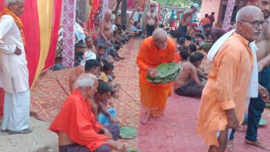 Photo of सप्त दिवसीय राम कथा समापन पर हुआ विशाल भंडारे का आयोजन