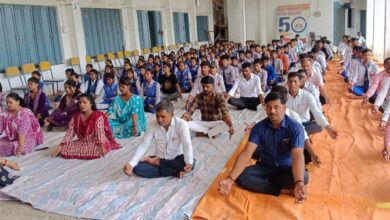 Photo of राम नारायण इंटर कॉलेज में मनाया गया 11वां अंतरराष्ट्रीय योग दिवस